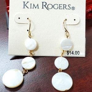 Dangling pierced earrings by Kim Rogers